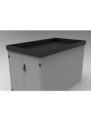 Pflanzwannne Statement - Maße: H 12 x B 117 x T 208 cm