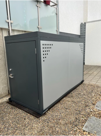 Fahrradgarage Del Garda - Maße: L 200 x B 88 x H 131 cm