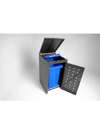 Mülltonnenbox 1er - 4er Set, für 240l, in Metall, im Cubus Design